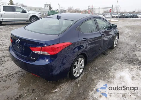 2013 Hyundai Elantra Limited z USA, uszkodzony, nr VIN 5NPDH4AE6DH202037